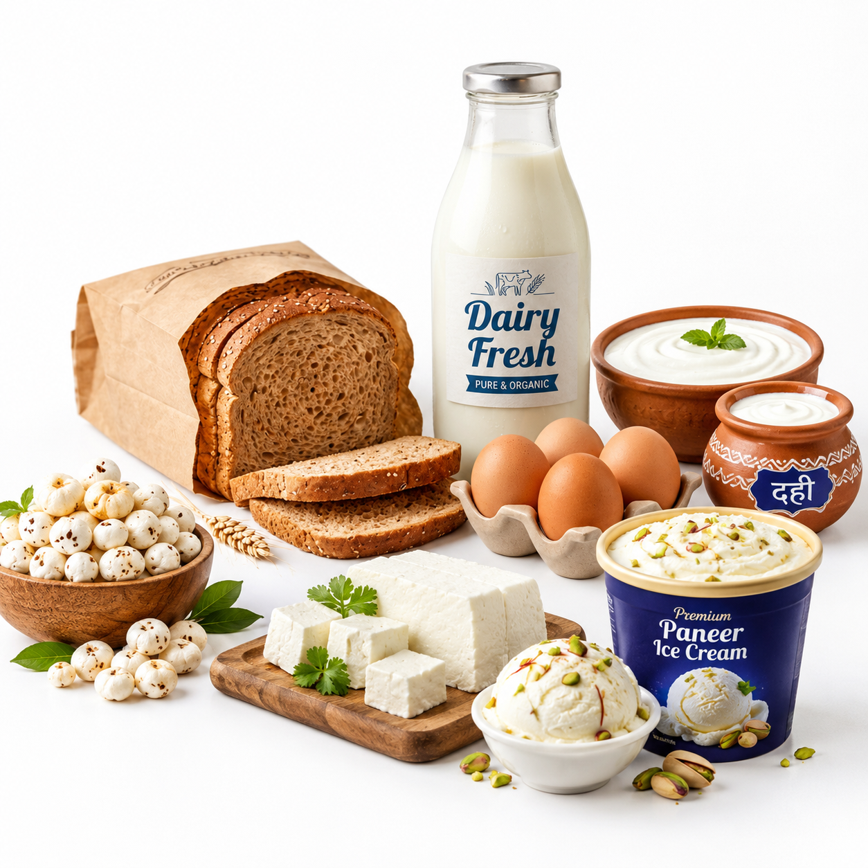Dairy, Bakery & eggs