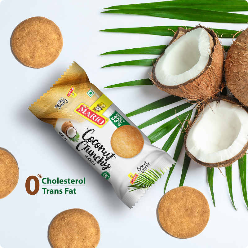 Mario Coconut Crunchy Biscuits