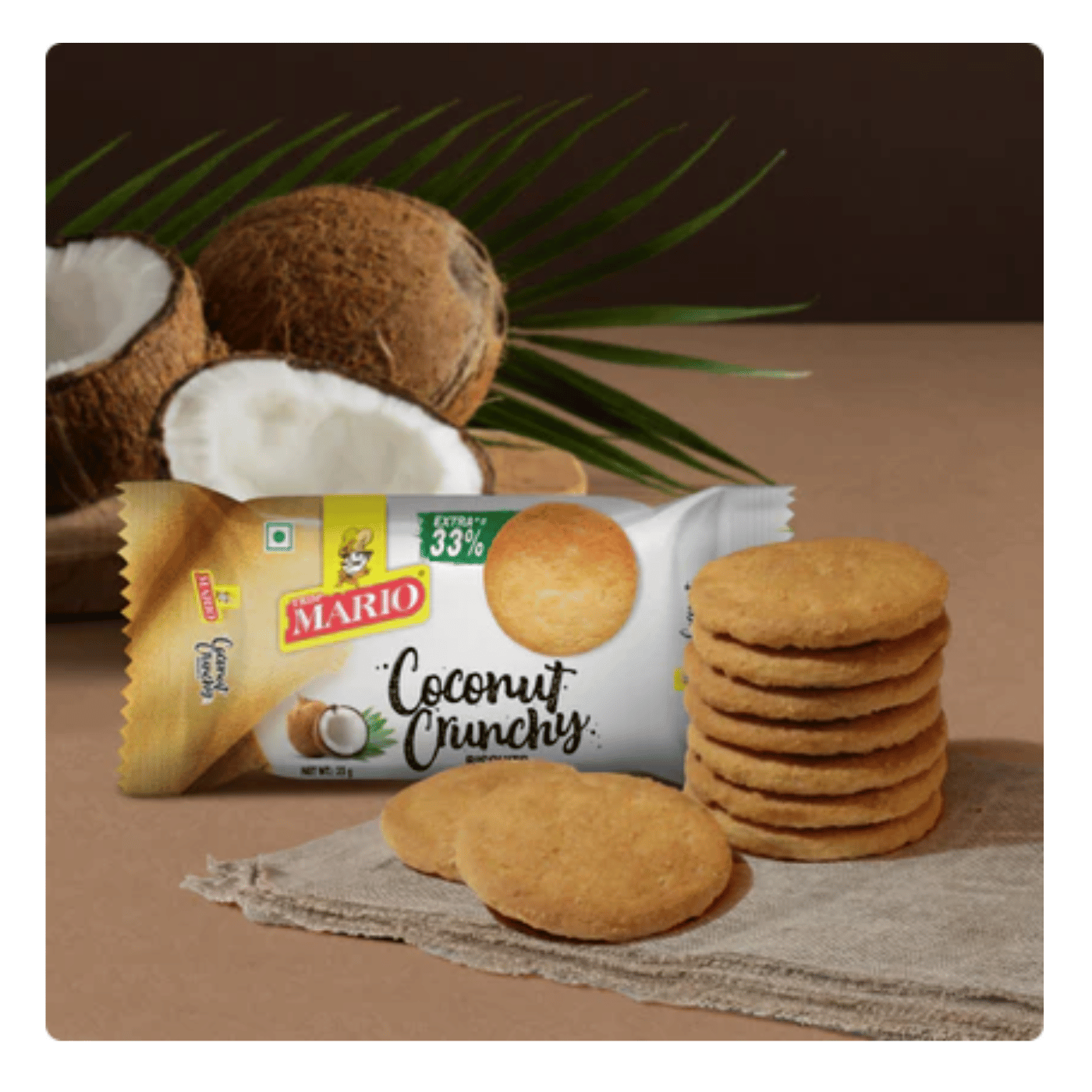Mario Coconut Crunchy Biscuits