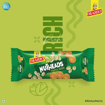 Mario Nutheads Pista Biscuits