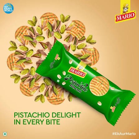Mario Nutheads Pista Biscuits