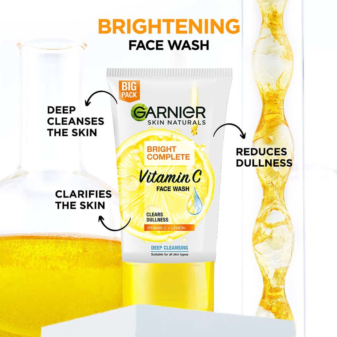 Garnier Bright Complete Vitamin C Face Wash
