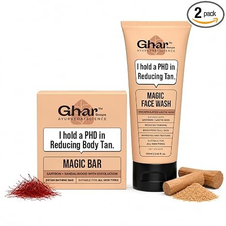 Ghar Soaps Magic De-Tan Face Wash