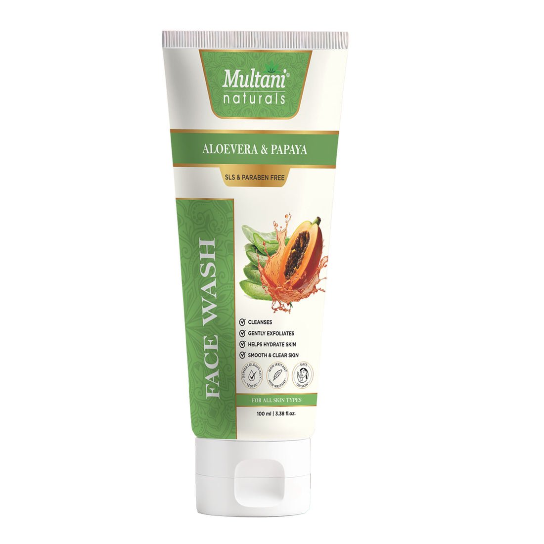 Multani Naturals Aloe Vera & Papaya Face Wash