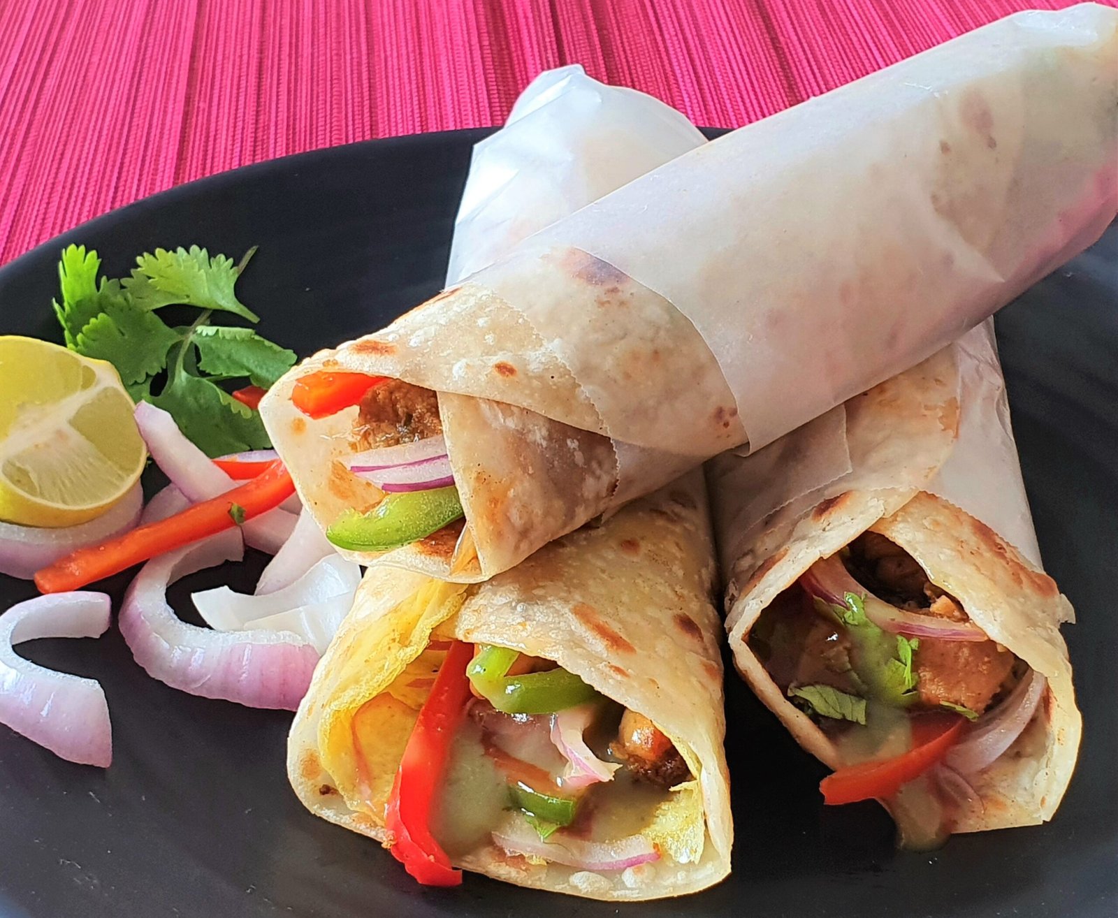 Chicken Seekh Kebab Roll