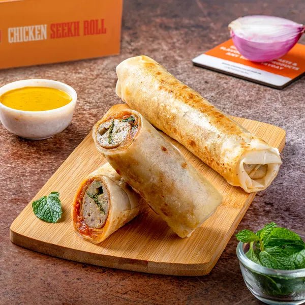 Mutton Seekh Kebab Roll