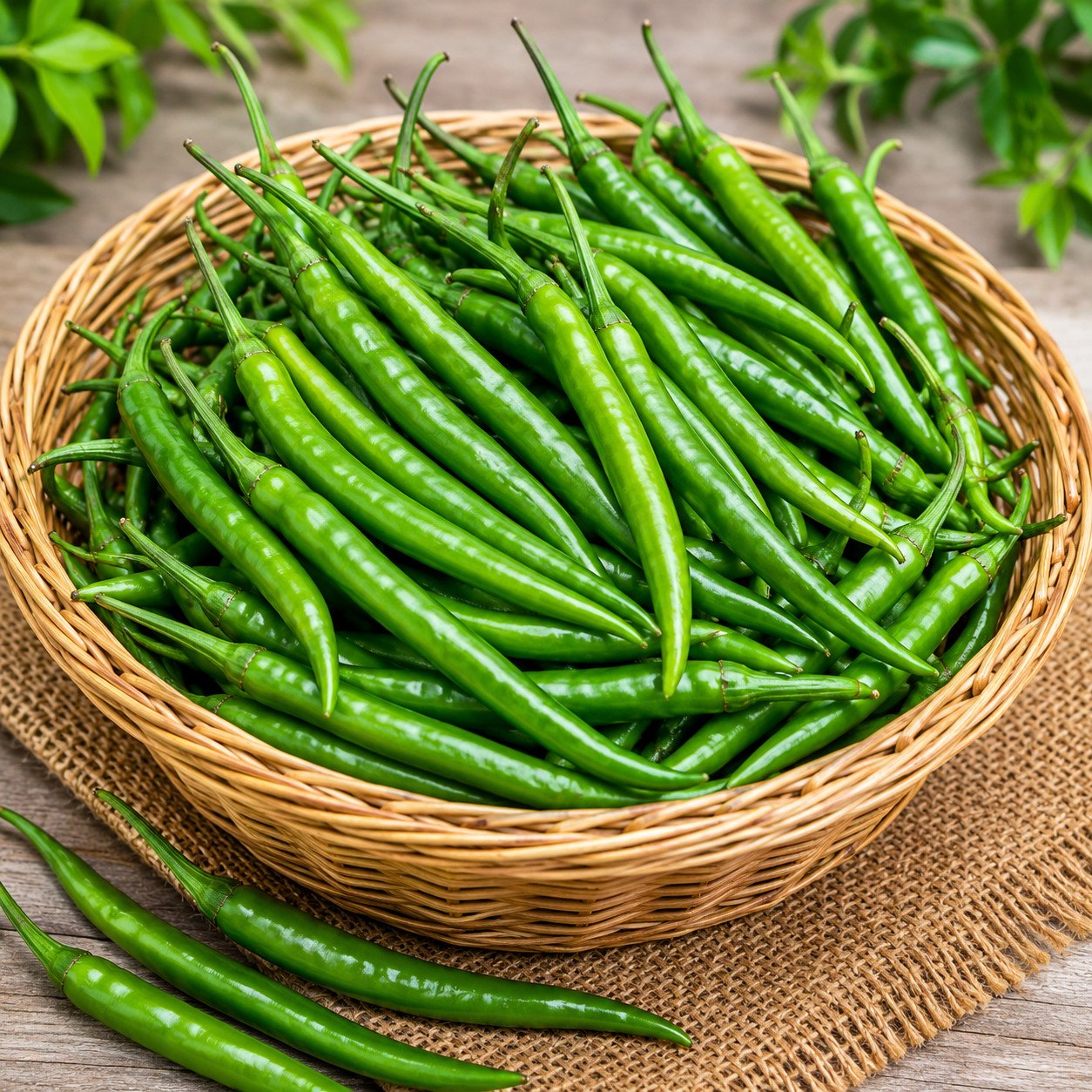 Hari Mirch (Green Chilli)