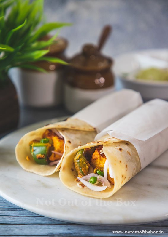 Paneer Tikka Roll