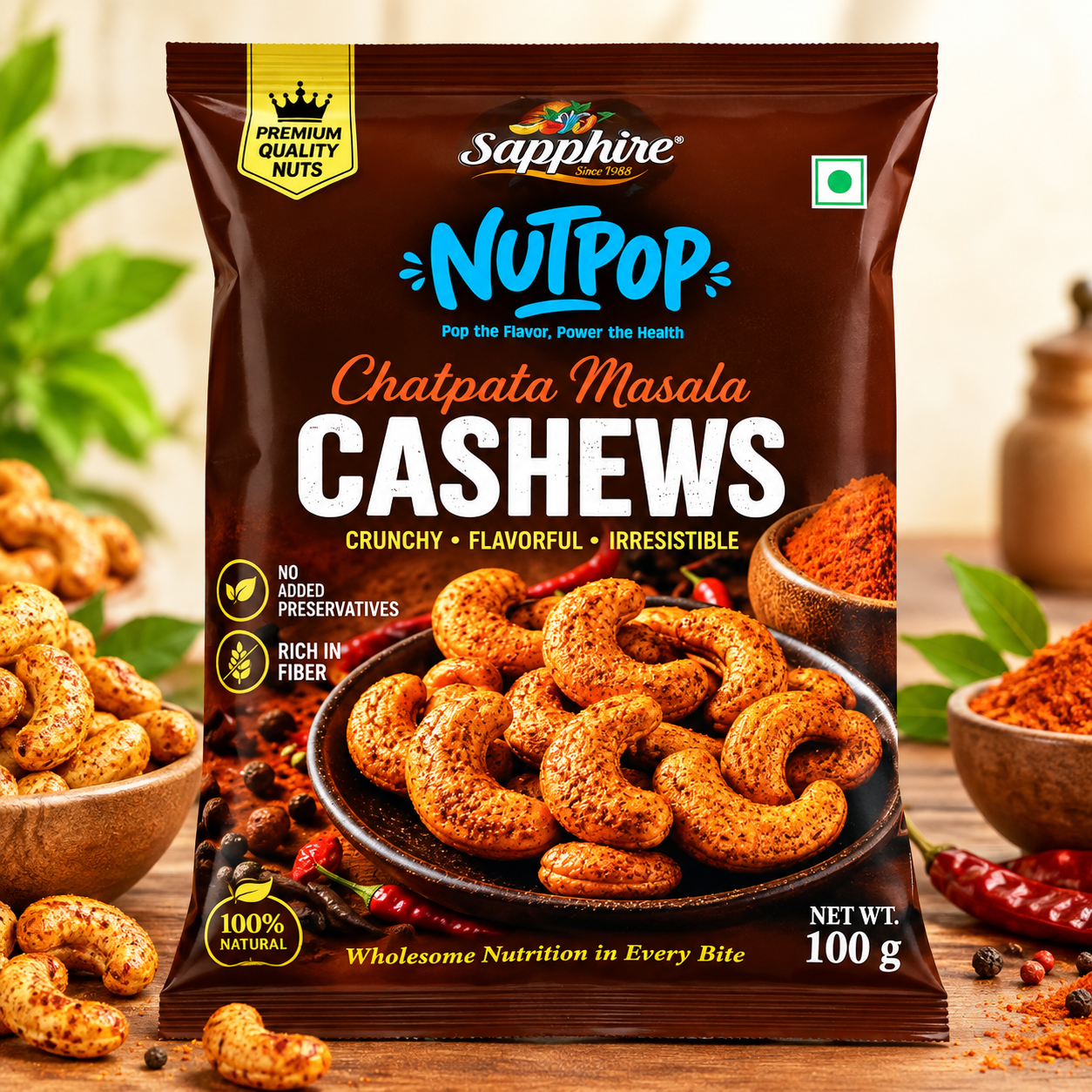 Sapphire Chatpata Masala Cashew