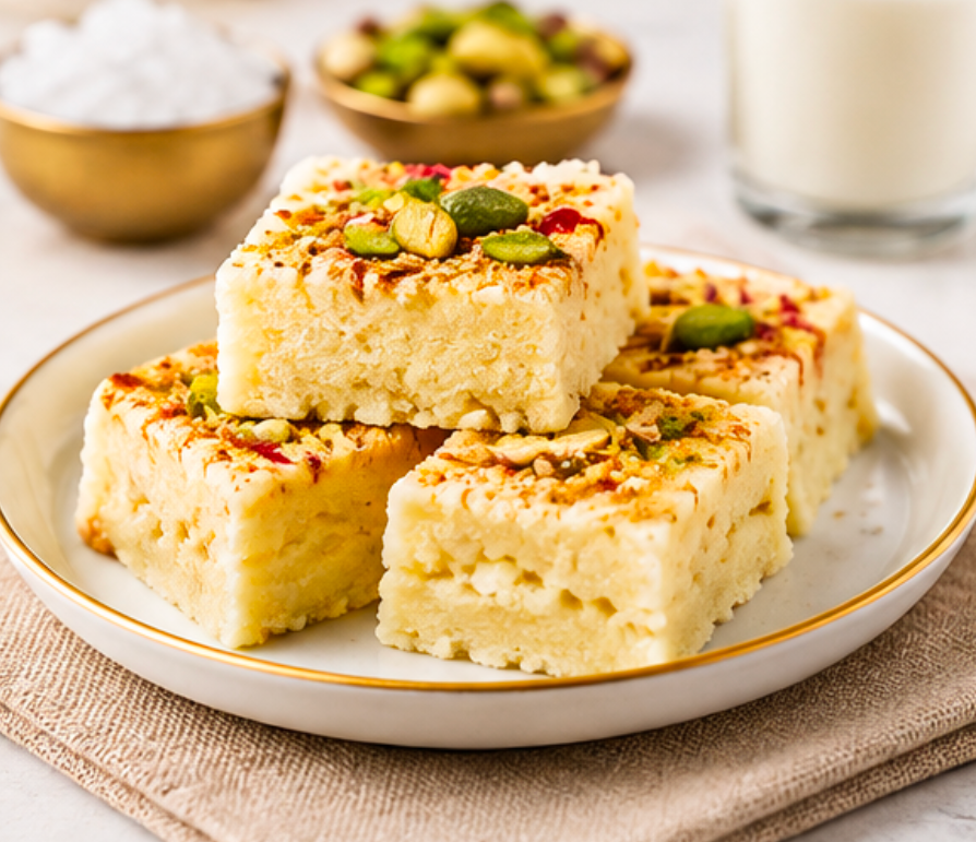 Param mawa mishri milk cake