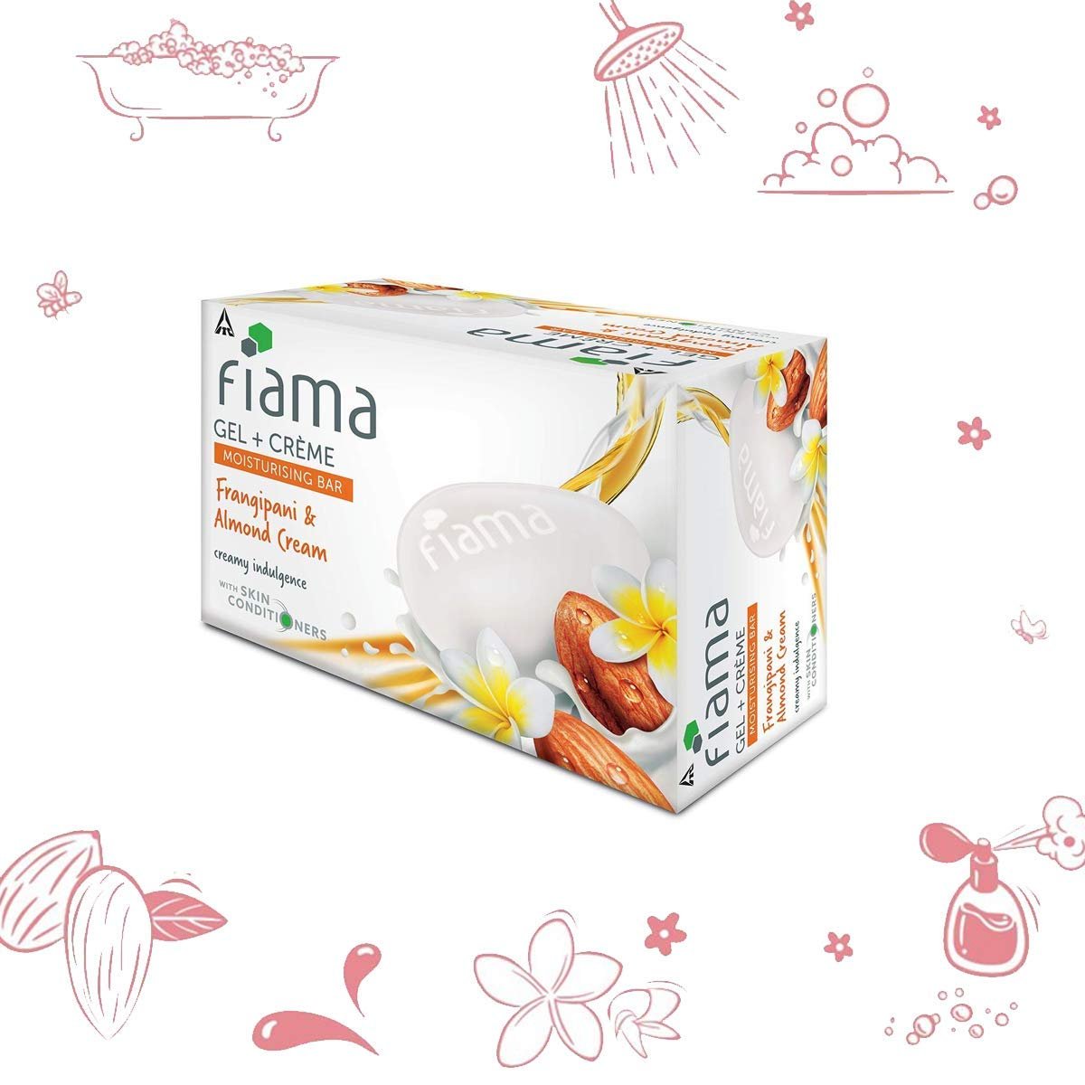 Fiama GEL CREME Frangipani & Almond cream