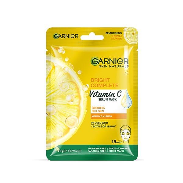 Garnier SKIN NATURALS BRIGHT COMPLETE VITAMIN C SERUM MASK
