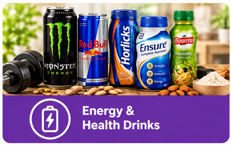 Energy & Health Drinks