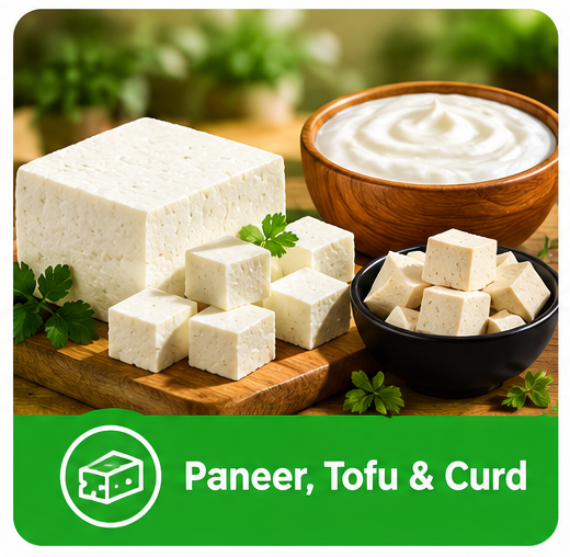 Paneer, Tofu & Curd
