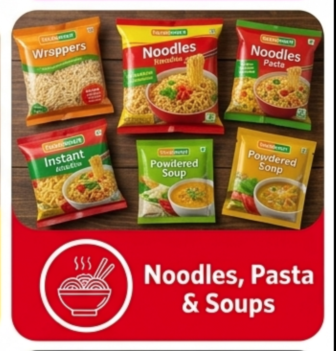 Noodles, Pasta & Soups